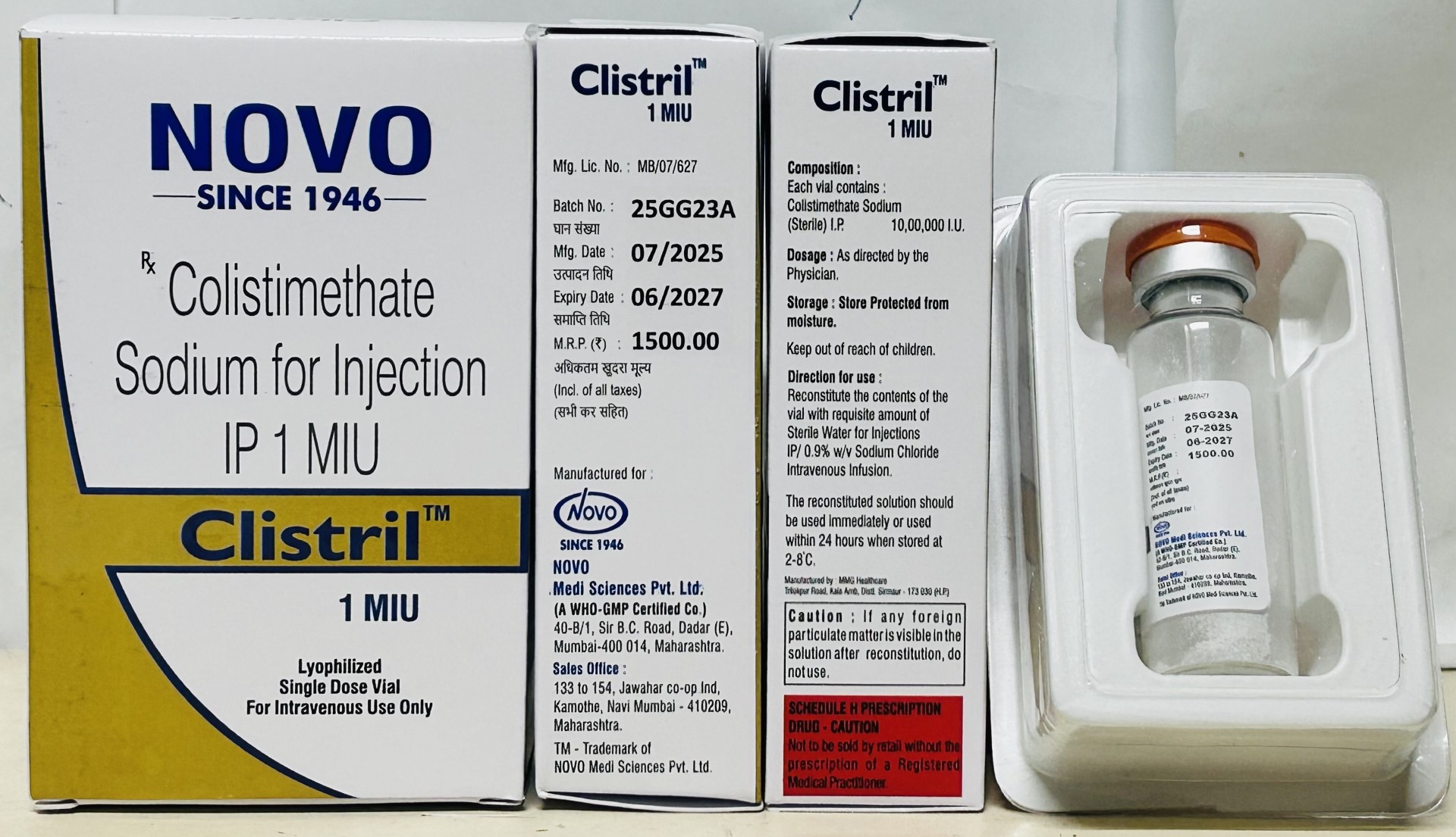 CLISTRIL 1MIU
